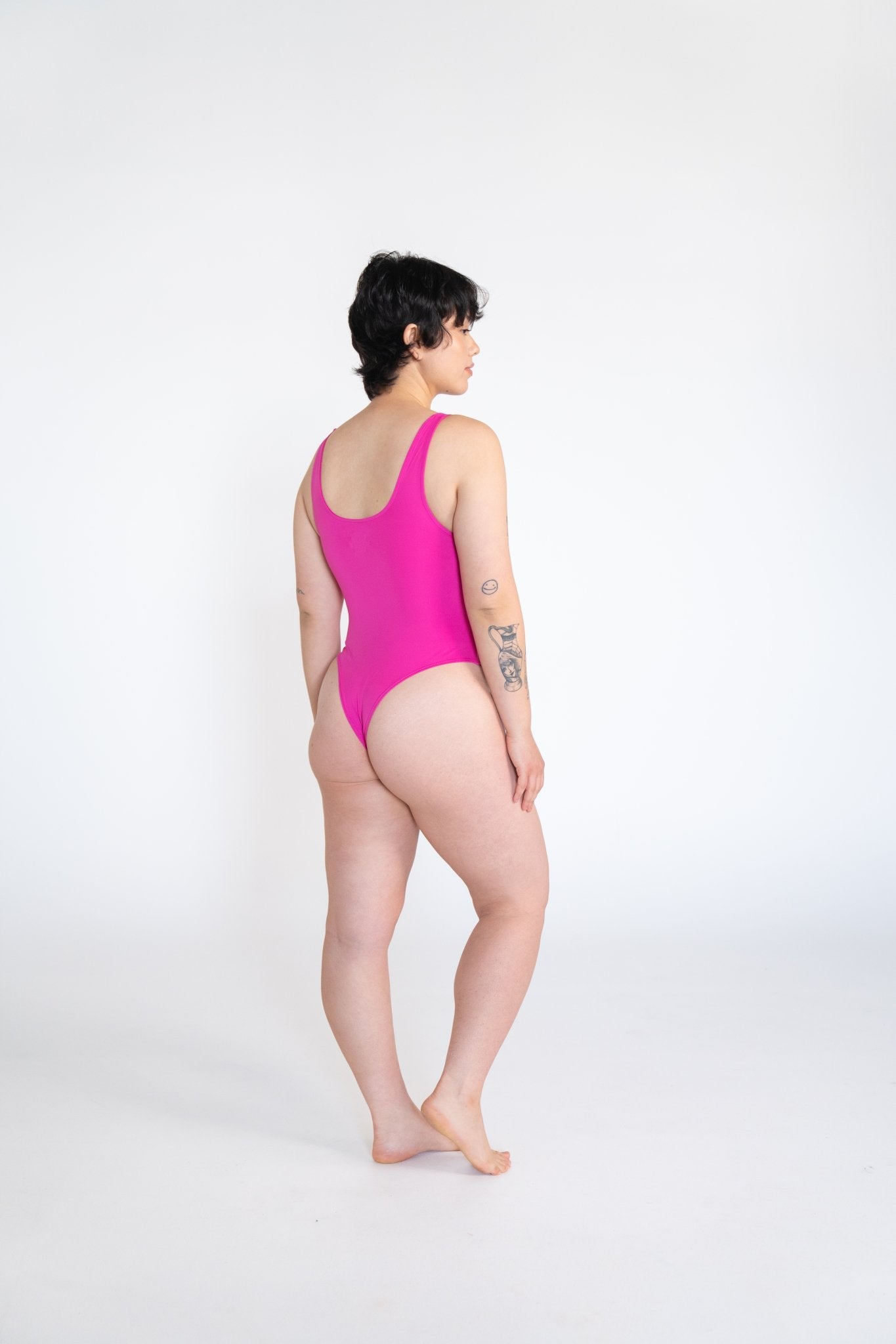 Radiate Cycle - Syncing Bodysuit - Scoop Neck Tank - bodysuit - Atashe