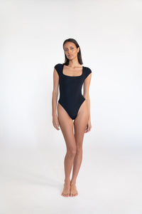 Reflect Cycle - Syncing Bodysuit - Short Sleeve Square Neck - bodysuit - Atashe