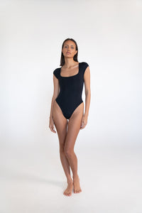 Reflect Cycle - Syncing Bodysuit - Short Sleeve Square Neck - bodysuit - Atashe