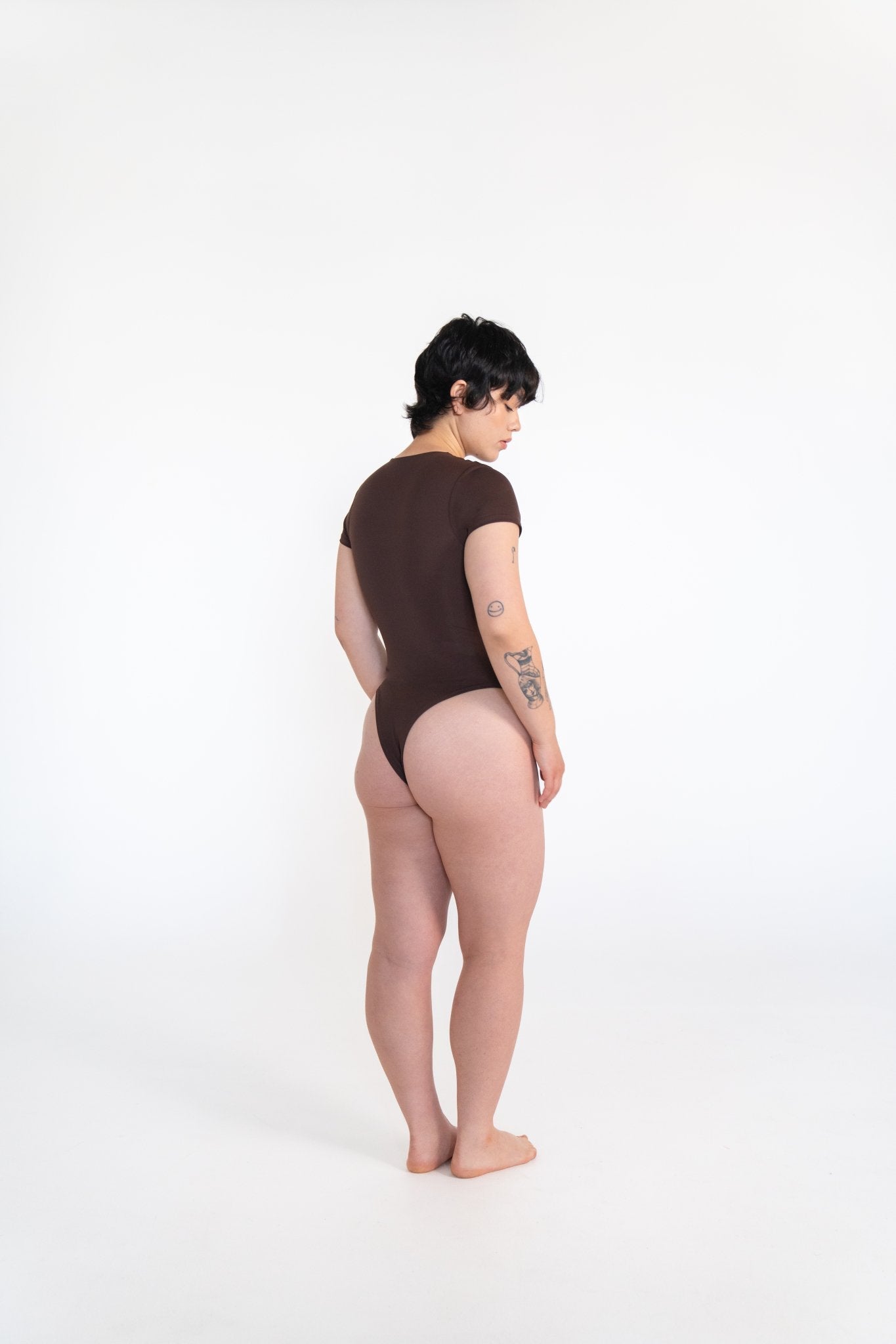 Rest Cycle - Syncing Bodysuit - Short Sleeve Crewneck - Atashe