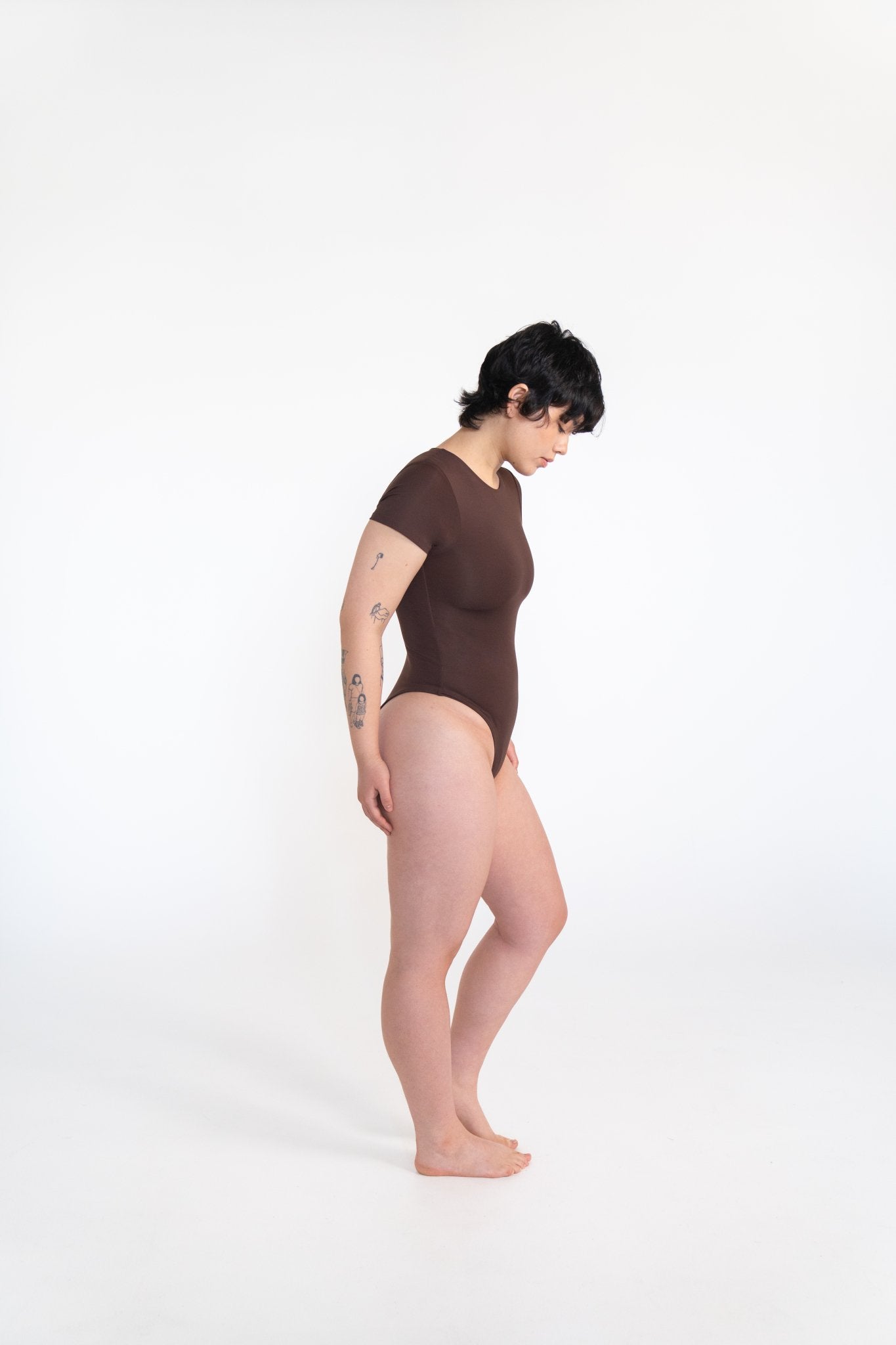 Rest Cycle - Syncing Bodysuit - Short Sleeve Crewneck - Atashe